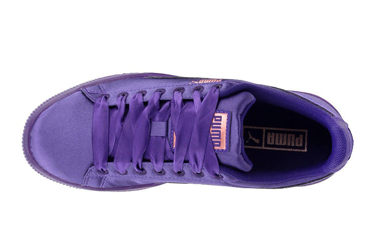 [367496-01] GRADE SCHOOL PUMA GS CLYDE SATIN 'VIOLET INDIGO'