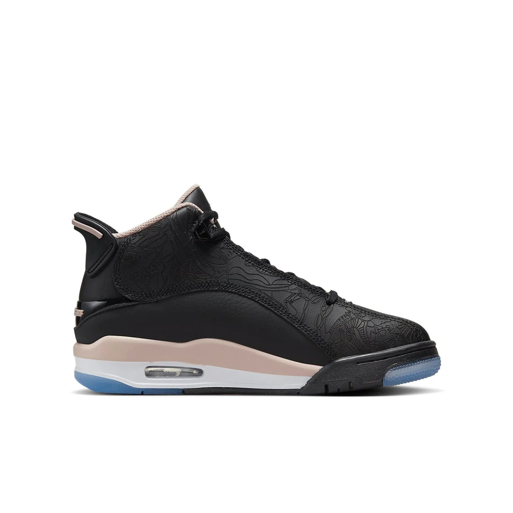 [DV1360-021] GRADE SCHOOL AIR JORDAN DUB ZERO 'BLACK WHITE FOSSIL STONE'