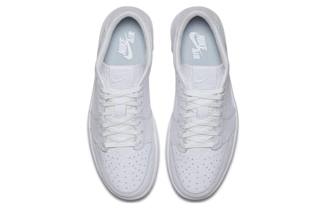 [872782-100] MENS AIR JORDAN RETRO 1 LOW 'NS TRIPLE WHITE'