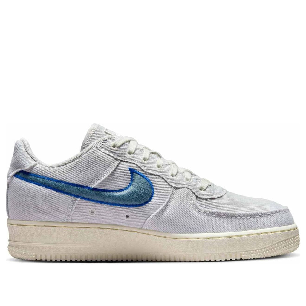 [HV1204-001] MENS NIKE AIR FORCE 1 LOW CANVAS 'PHOTON DUST GAME ROYAL'