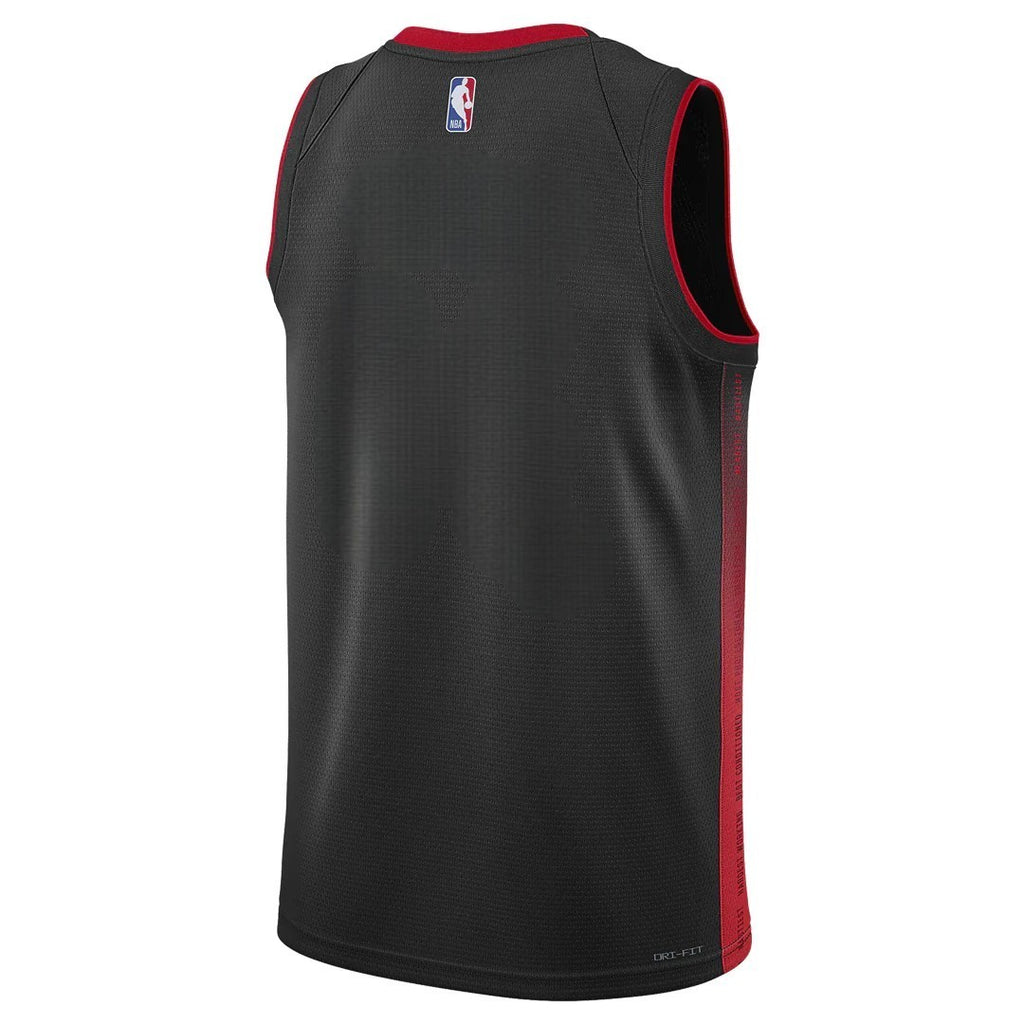[DX8538-010] MENS NIKE NBA MIAMI HEAT CITY EDITION SWINGMAN JERSEY 23