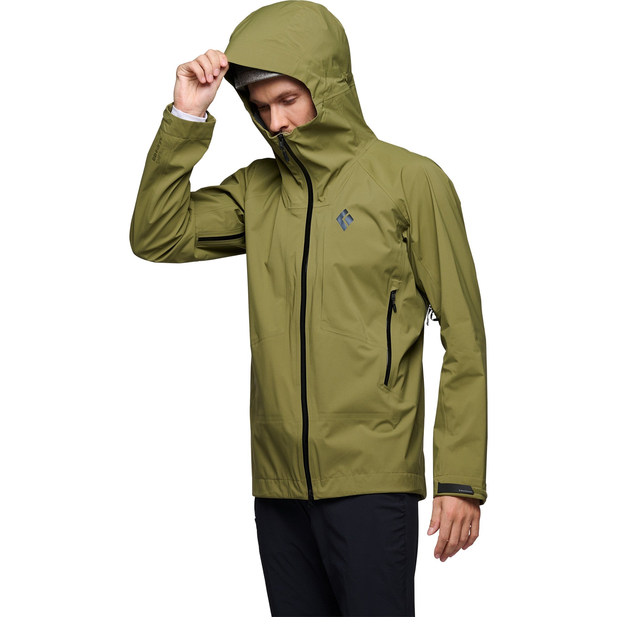 MENS BLACK DIAMOND HIGHLINE STRETCH SHELL WATERPROOF WINDPROOF JACKET
