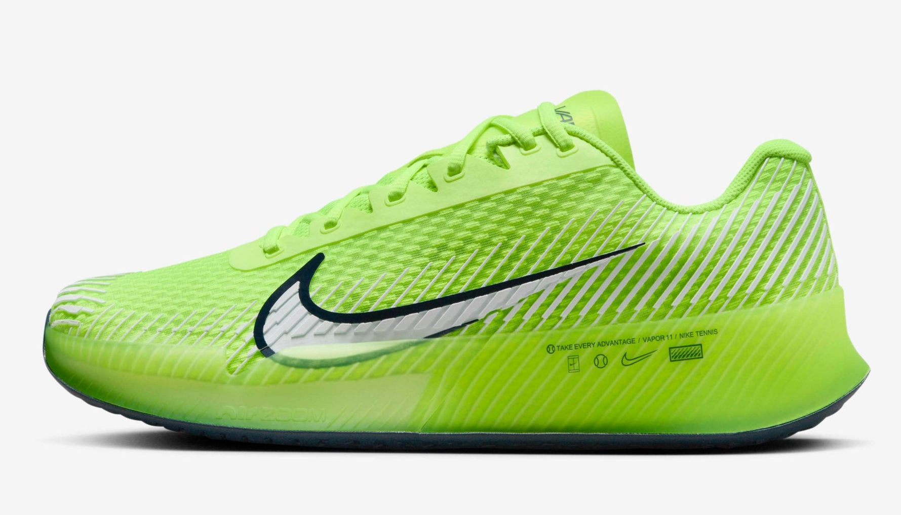 [DR6966-700] Mens Nike COURT AIR ZOOM VAPOR 11 HC 'VOLT'