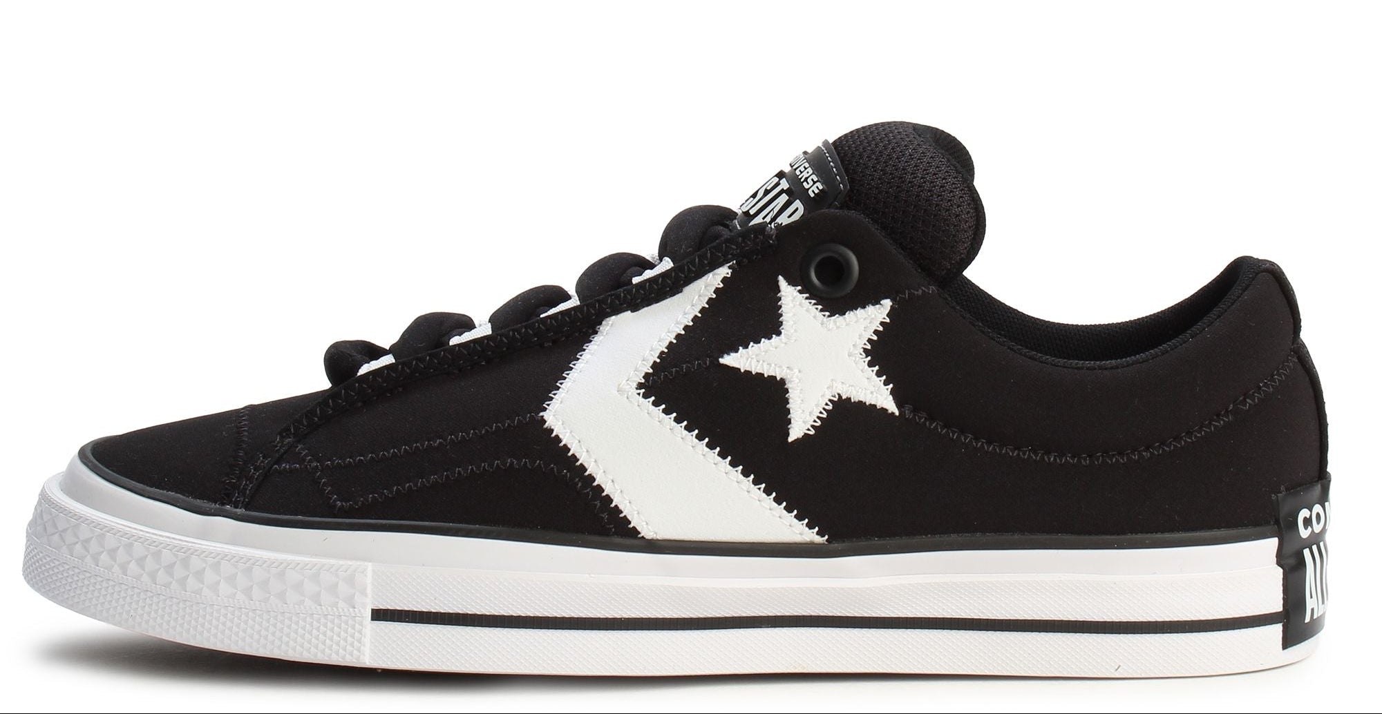 [A11483C] MENS CONVERSE STAR PLAYER 76 LOW 'PUFF BLACK WHITE'