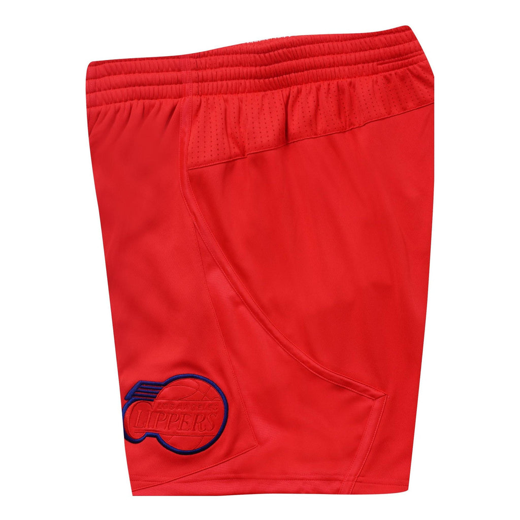 [ASHR4967-LAC12PPPLTRD] MENS MITCHELL & NESS CHRISTMAS DAY SHORTS CLIPPERS 2012