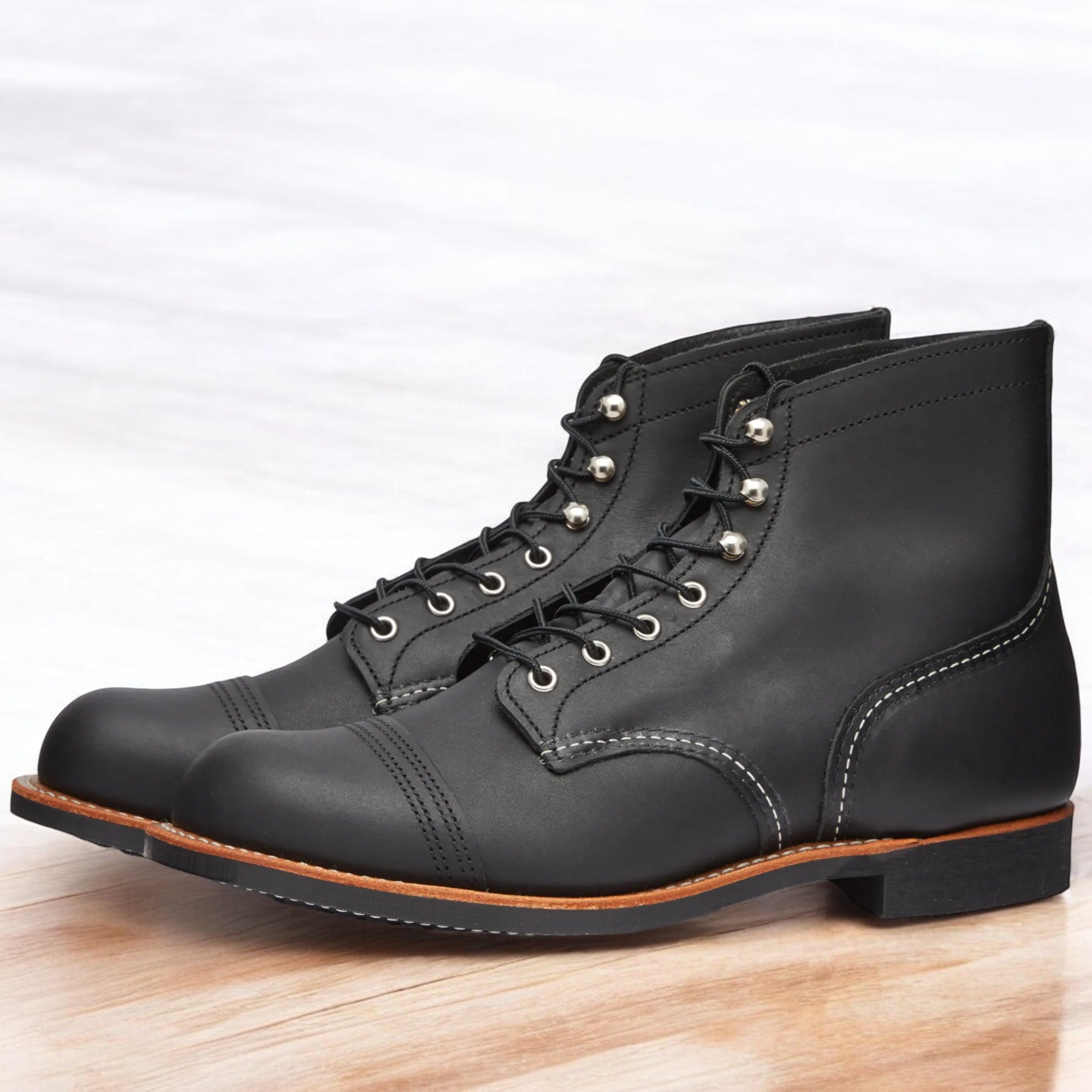 [8084] Mens RED WING IRON RANGER - BLACK