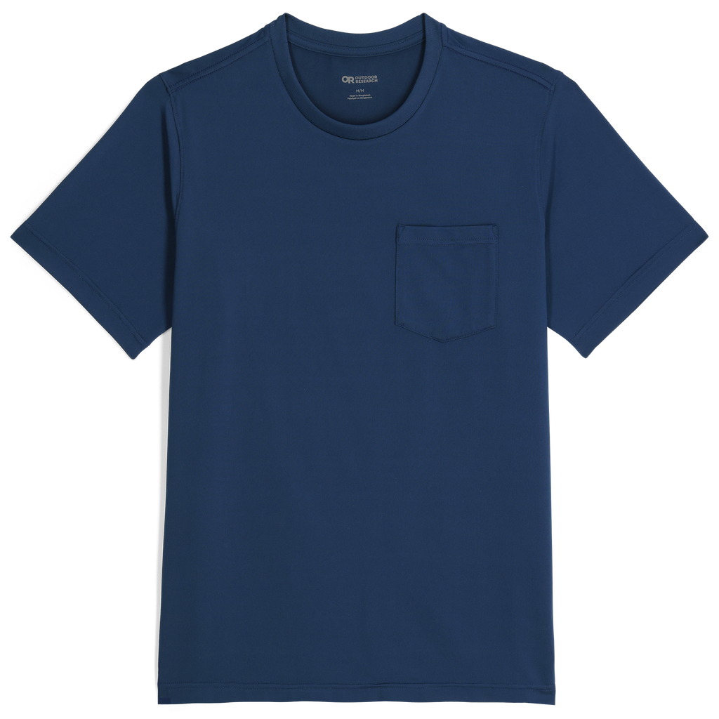 [300245-2650] MENS OUTDOOR RESEARCH ESSENTIAL POCKET UPF 30 T-SHIRT TEE SHIRT