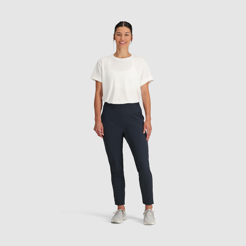 WOMENS OUTDOOR RESEARCH FERROSI TRANSIT WATER/WIND RESISTANT UPF 50+ PANTS
