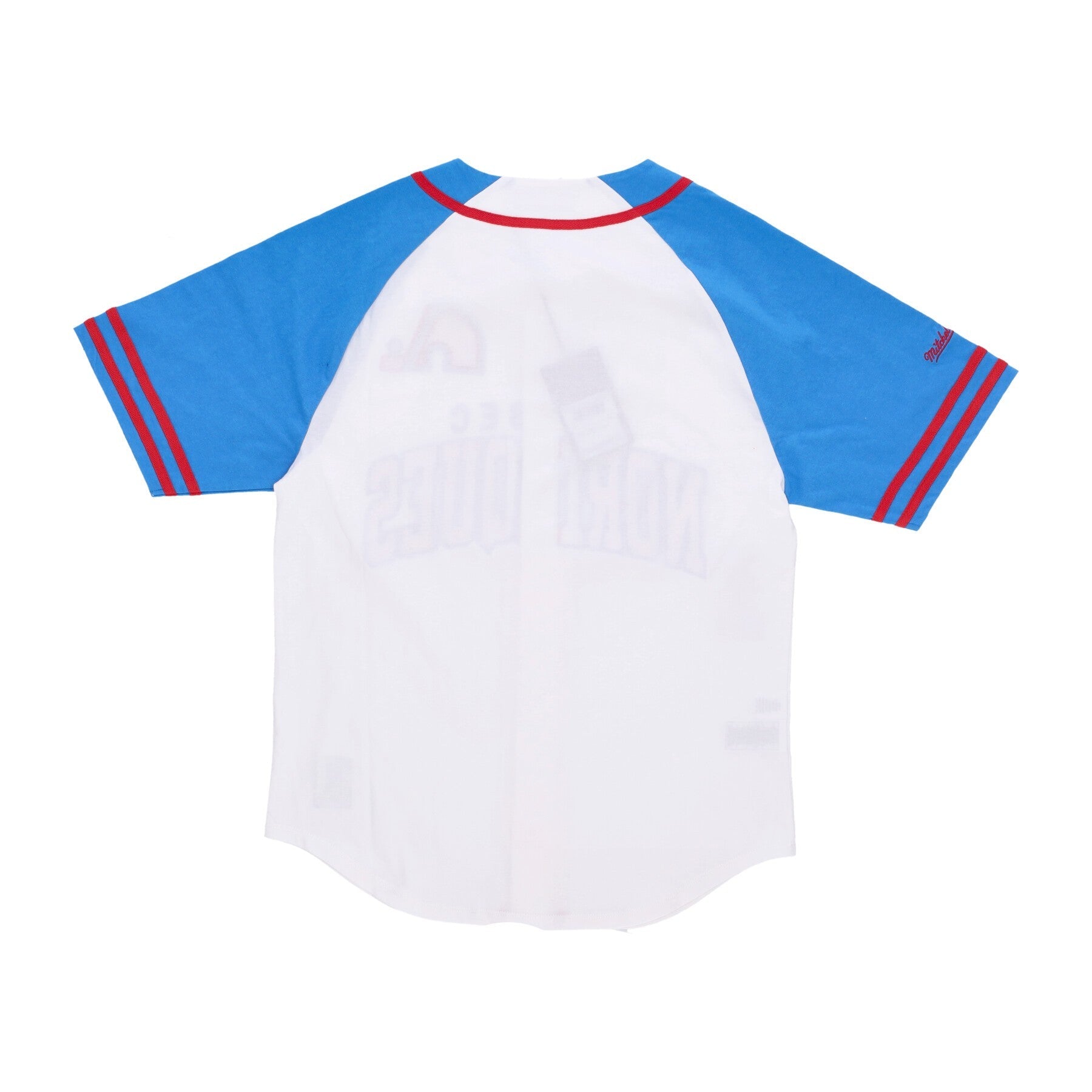 MENS MITCHELL & NESS NHL PRACTICE DAY BUTTON FRONT JERSEY NORDIQUES