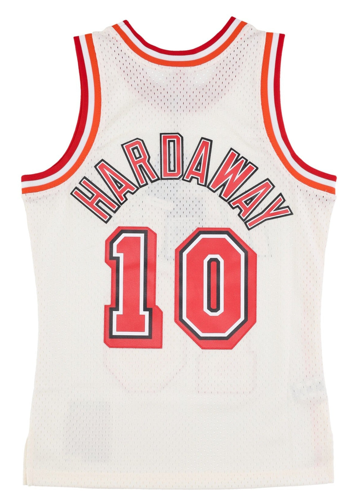 MENS MITCHELL & NESS CREAM TEAM COLOR SWINGMAN JERSEY HEAT 1996 TIM HARDAWAY