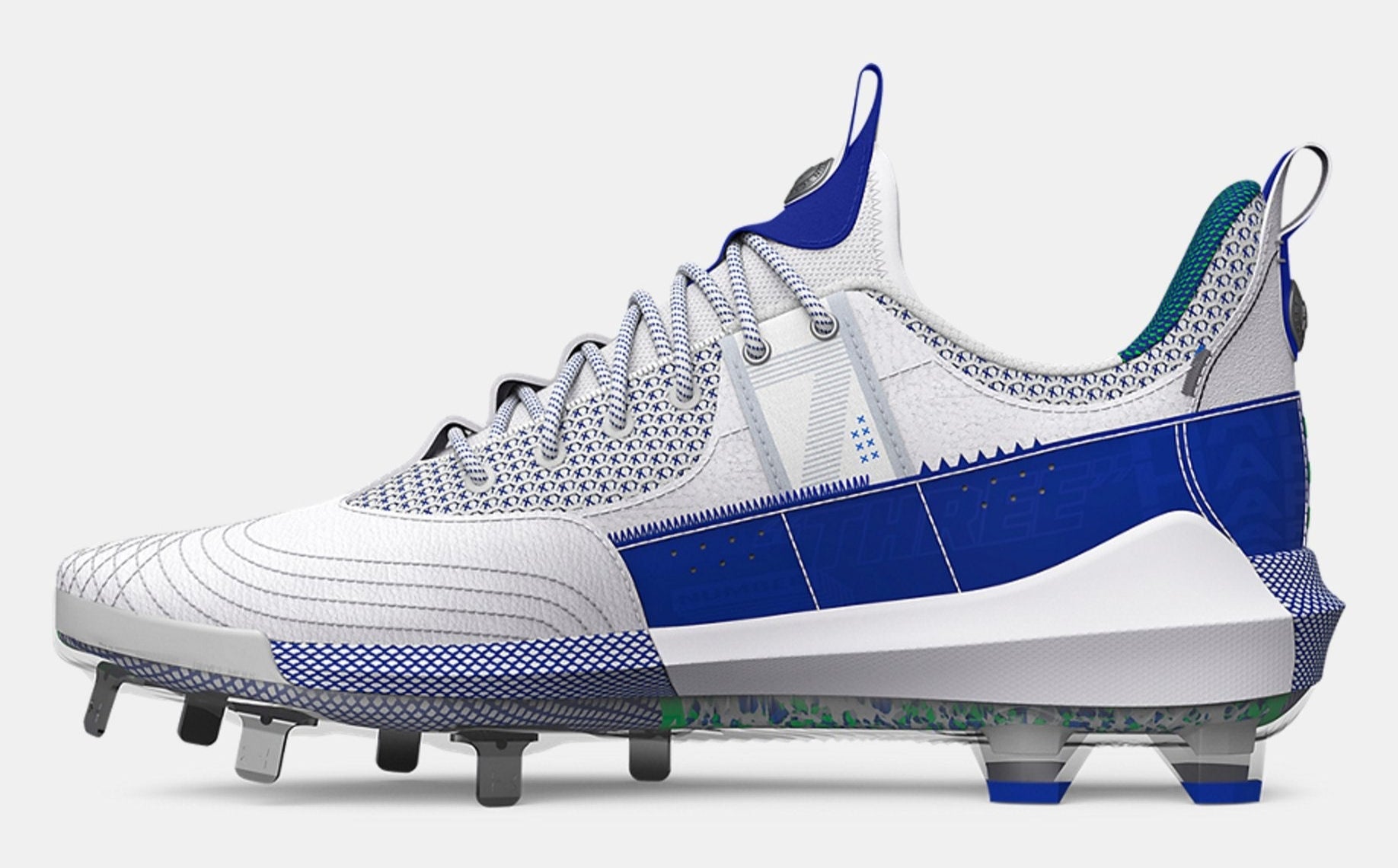 [3025585-400] MENS UNDER ARMOUR HARPER 7 LOW ELITE TPU 'GREY ROYAL' (NO LID)