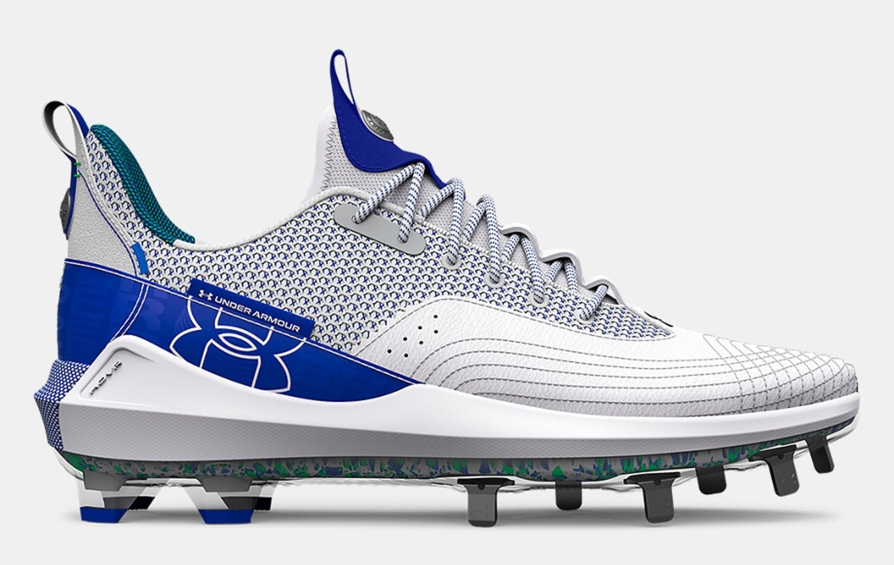 [3025585-400] MENS UNDER ARMOUR HARPER 7 LOW ELITE TPU 'GREY ROYAL' (NO LID)