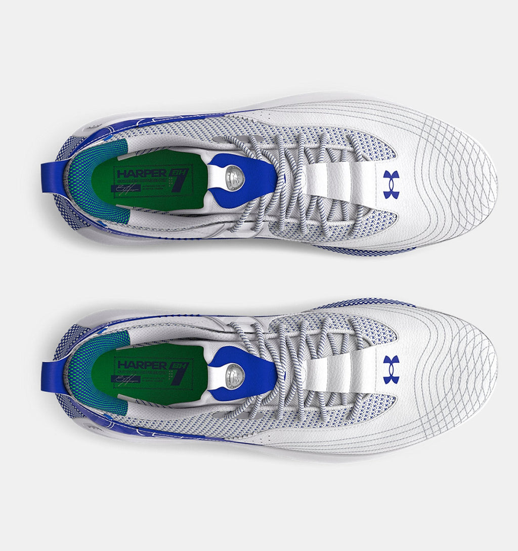 [3025585-400] MENS UNDER ARMOUR HARPER 7 LOW ELITE TPU 'GREY ROYAL' (NO LID)