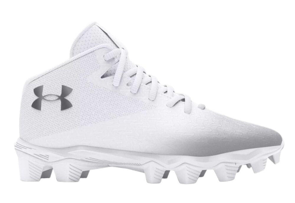 [3027320-100] GRADE SCHOOL UNDER ARMOUR SPOTLIGHT FRANCHISE 4 RM GS 'WHITE METALLIC SILVER'