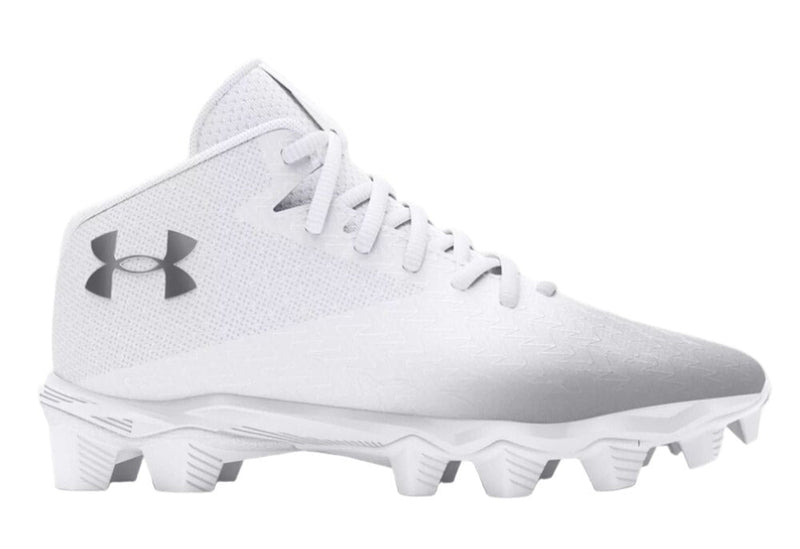 [3027320-100] GRADE SCHOOL UNDER ARMOUR SPOTLIGHT FRANCHISE 4 RM GS 'WHITE METALLIC SILVER'