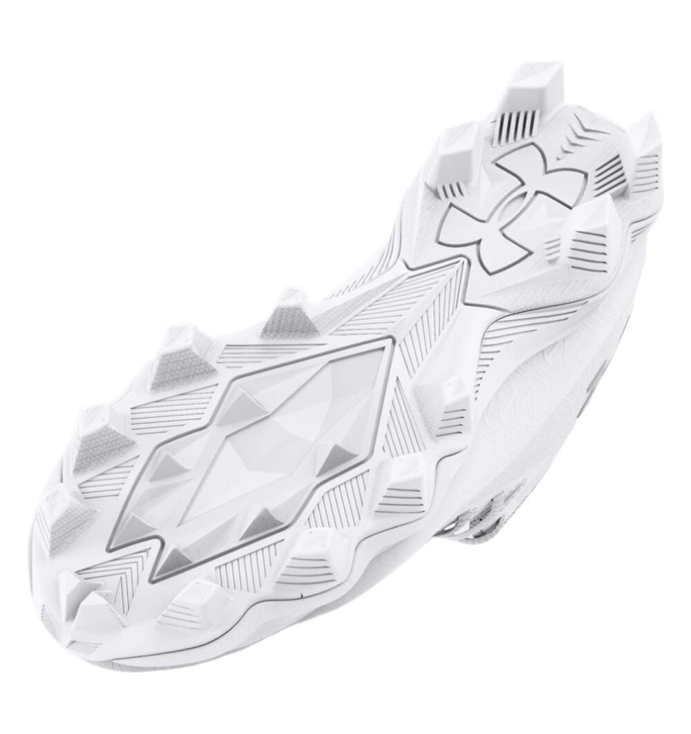[3027320-100] GRADE SCHOOL UNDER ARMOUR SPOTLIGHT FRANCHISE 4 RM GS 'WHITE METALLIC SILVER'