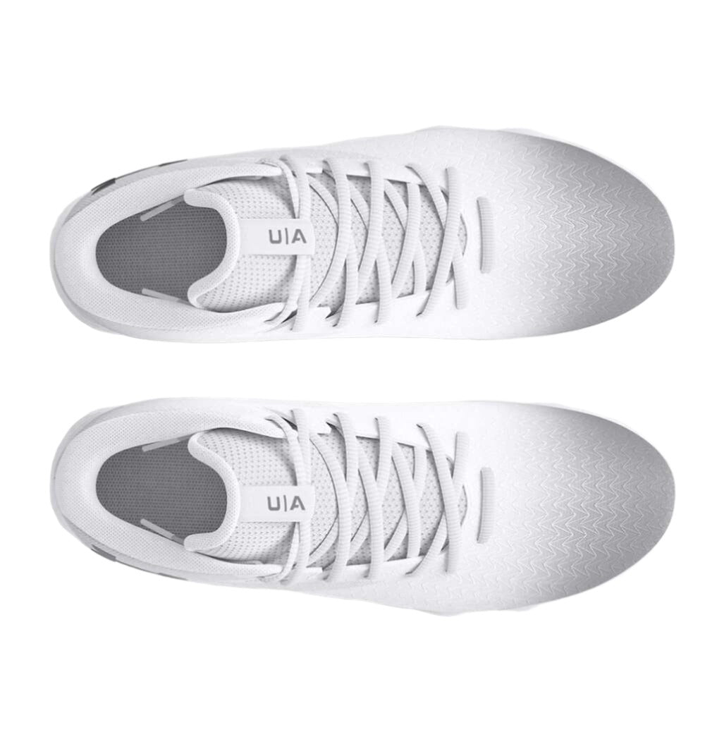 [3027320-100] GRADE SCHOOL UNDER ARMOUR SPOTLIGHT FRANCHISE 4 RM GS 'WHITE METALLIC SILVER'
