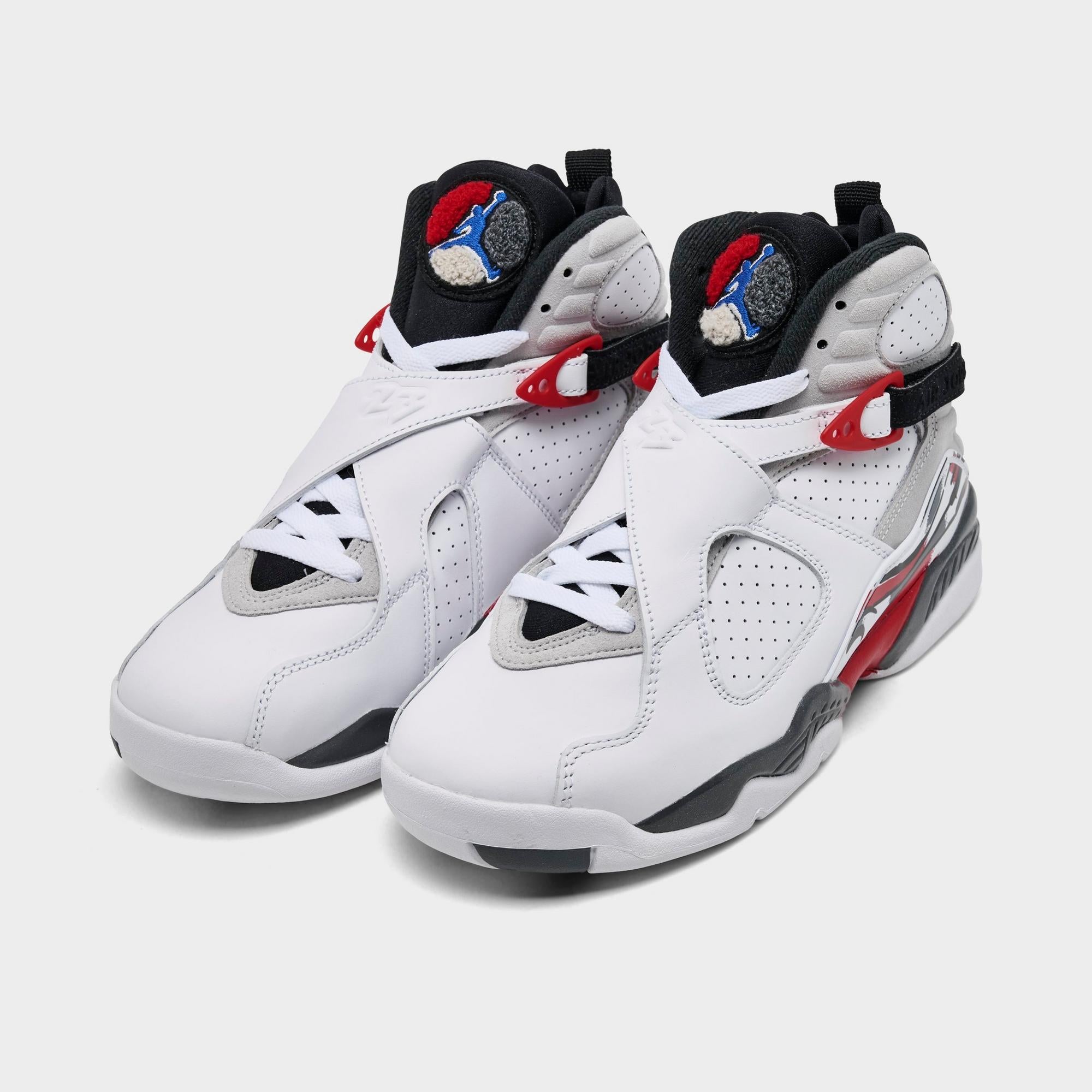 [305368-100] GRADE SCHOOL AIR JORDAN RETRO 8 'WHITE TRUE RED (2025)'