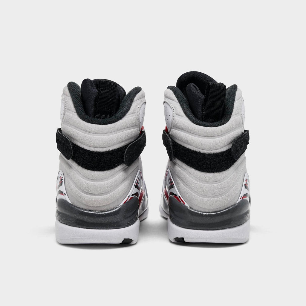 [305368-100] GRADE SCHOOL AIR JORDAN RETRO 8 'WHITE TRUE RED (2025)'