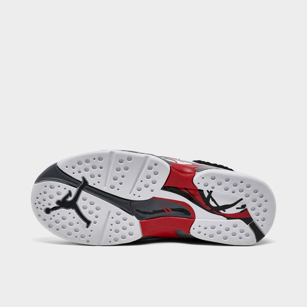 [305368-100] GRADE SCHOOL AIR JORDAN RETRO 8 'WHITE TRUE RED (2025)'