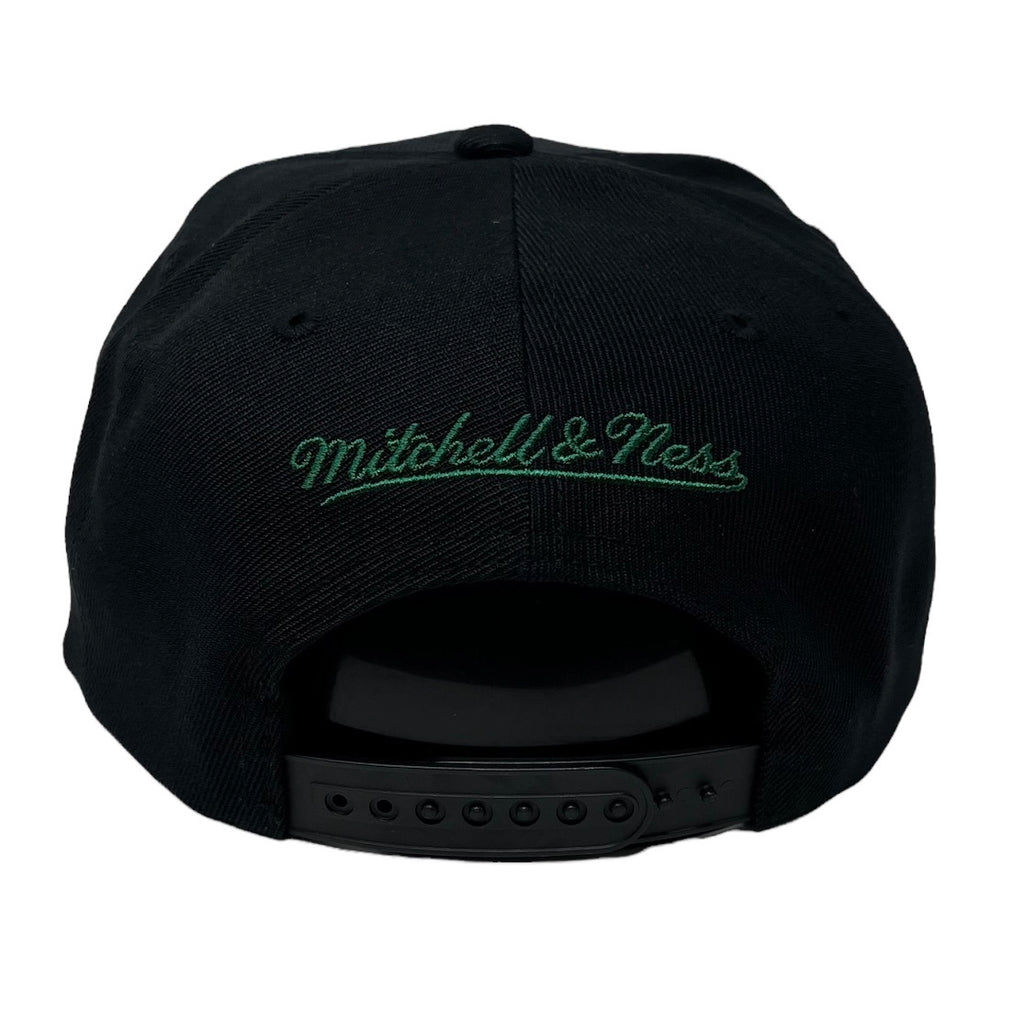 Mens MITCHELL & NESS NBA TEAM SCRIPT 2.0 SNAPBACK HWC CELTICS