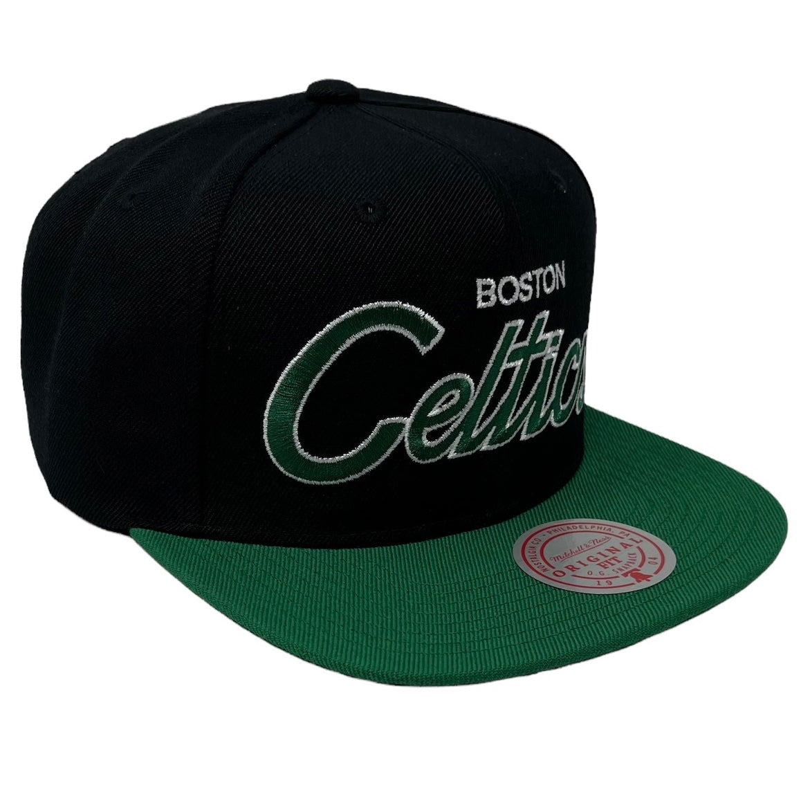 Mens MITCHELL & NESS NBA TEAM SCRIPT 2.0 SNAPBACK HWC CELTICS