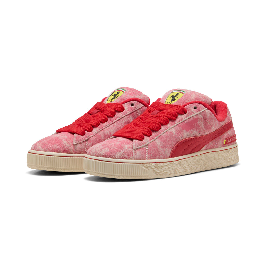 [308785-01] MENS PUMA SCUDERIA FERRARI X SUEDE XL 'DESERT SUN PACK - ROSSO CORSA'