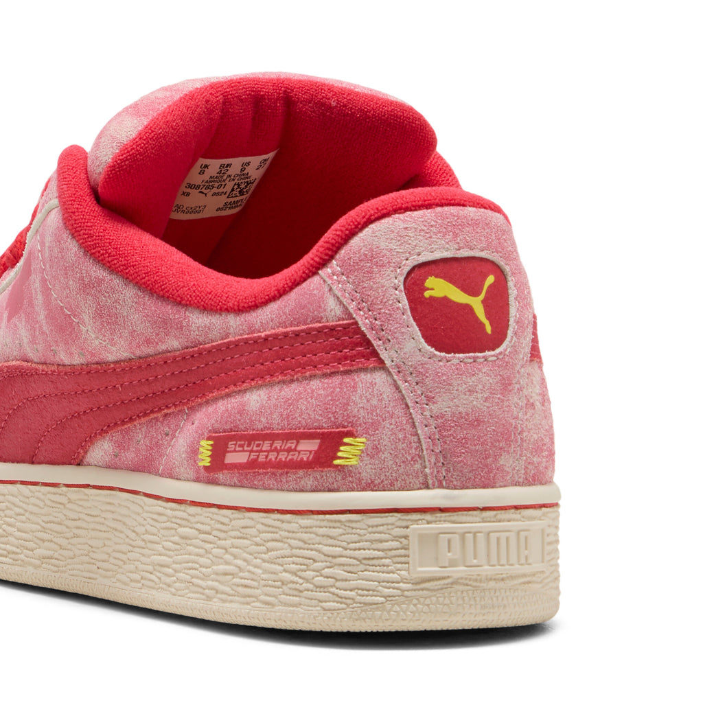 [308785-01] MENS PUMA SCUDERIA FERRARI X SUEDE XL 'DESERT SUN PACK - ROSSO CORSA'