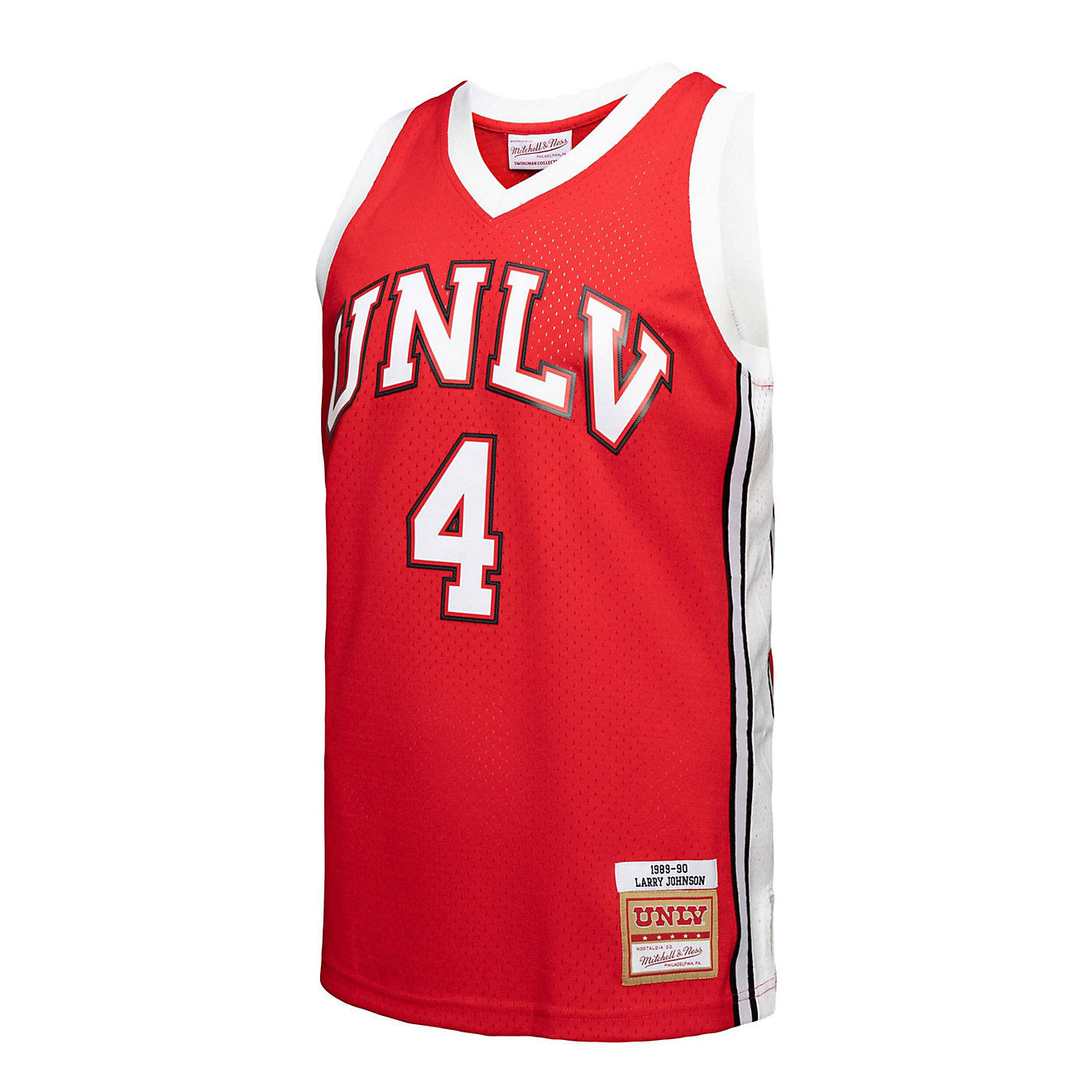 MENS MITCHELL & NESS NCAA DARK JERSEY UNLV 1989 LARRY JOHNSON