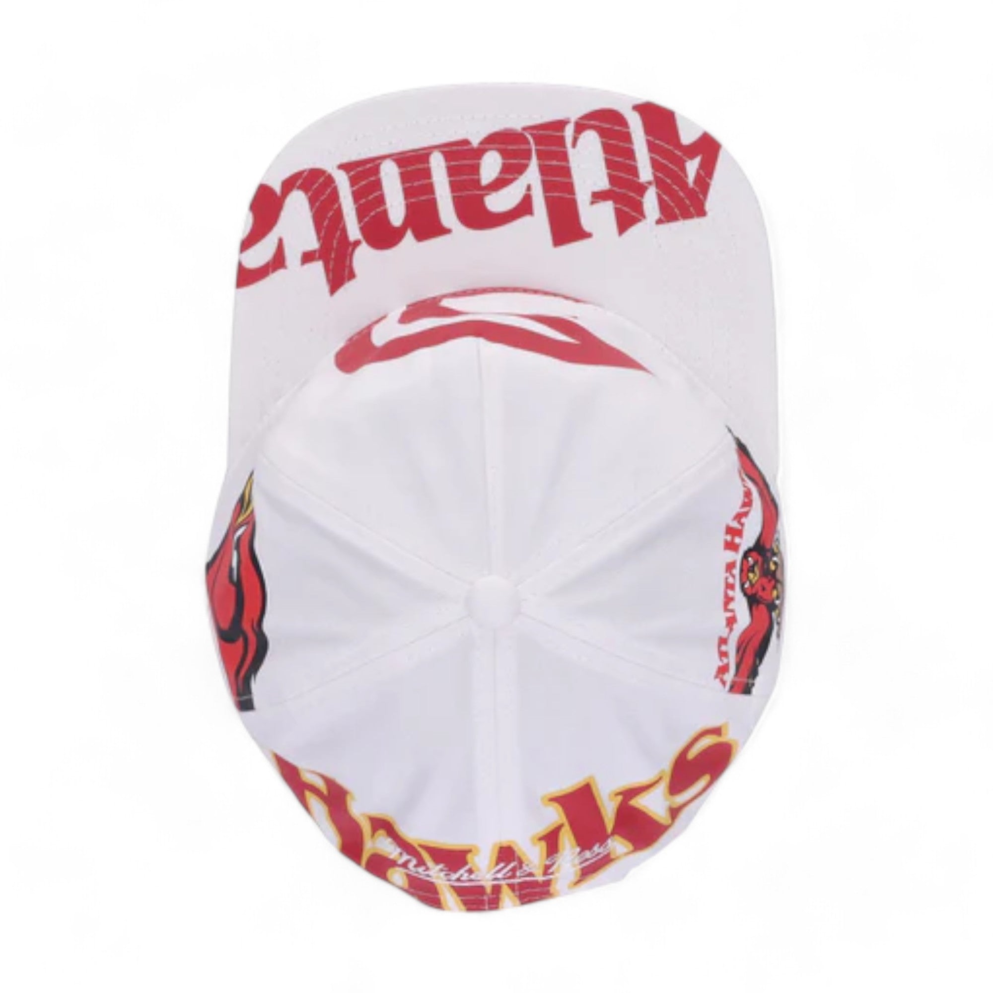 MENS MITCHELL & NESS NBA IN YOUR FACE DEADSTOCK HWC HAWKS - WHITE