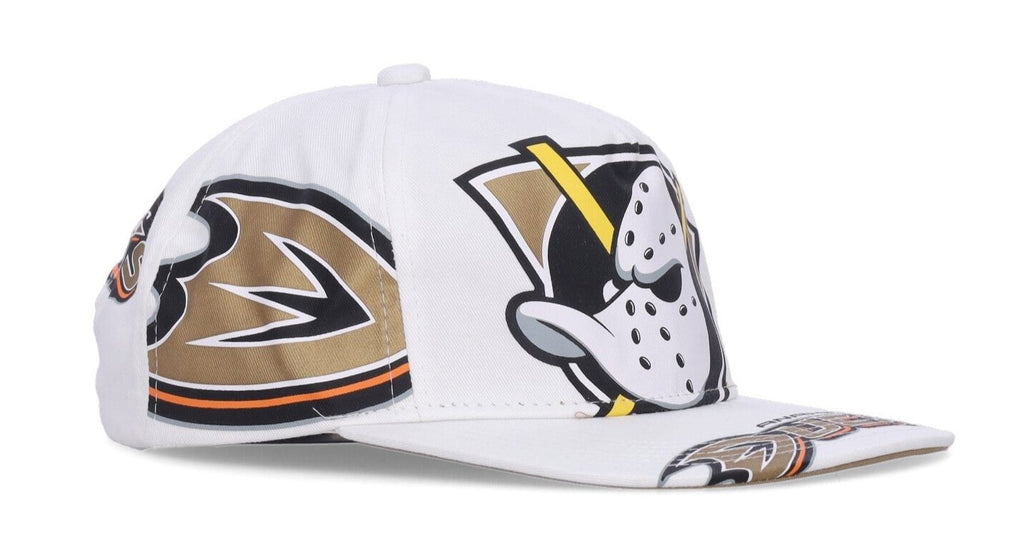 MENS MITCHELL & NESS NHL IN YOUR FACE DEADSTOCK DUCKS - WHITE