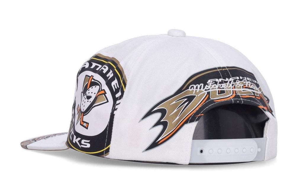 MENS MITCHELL & NESS NHL IN YOUR FACE DEADSTOCK DUCKS - WHITE