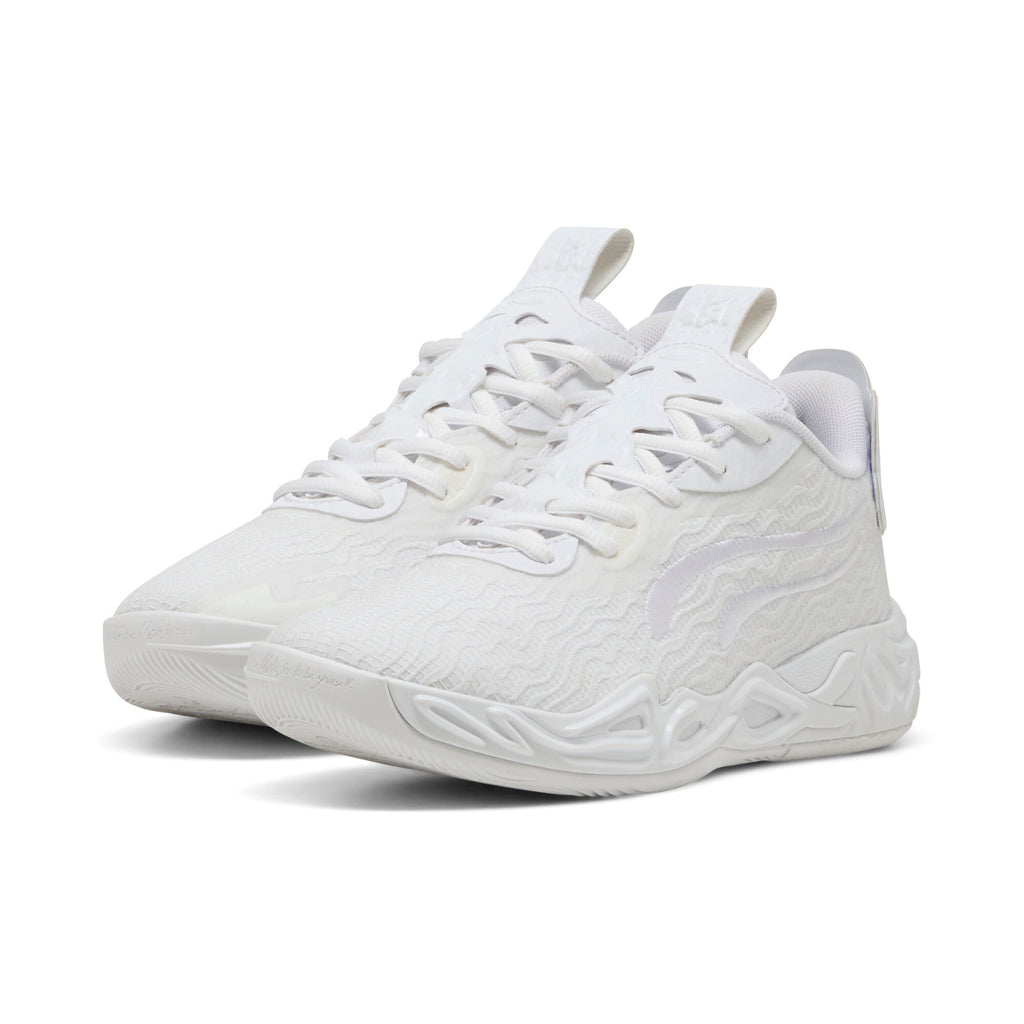 [311321-01] GRADE SCHOOL PUMA LAMELO MB 04 LO ICE WHITE 'ICE WHITE'