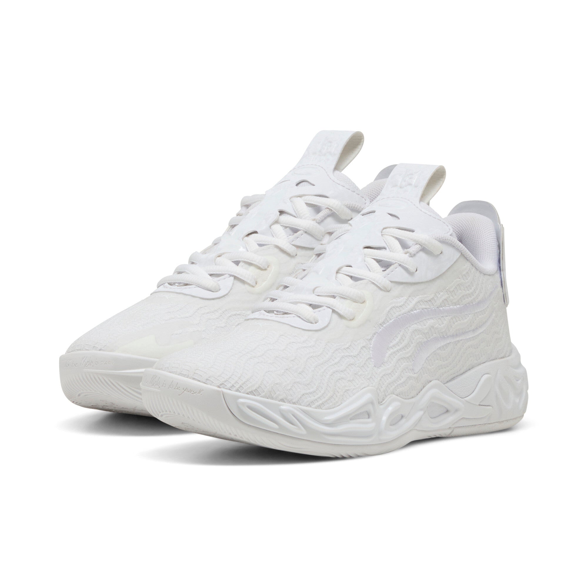 [311321-01] GRADE SCHOOL PUMA LAMELO MB 04 LO ICE WHITE 'ICE WHITE'