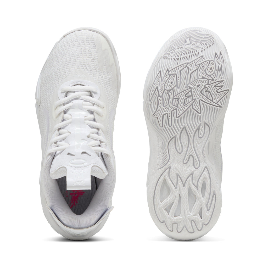 [311321-01] GRADE SCHOOL PUMA LAMELO MB 04 LO ICE WHITE 'ICE WHITE'
