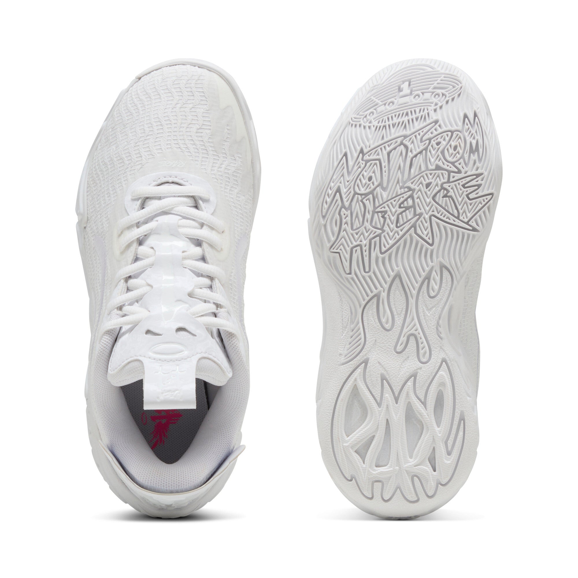 [311321-01] GRADE SCHOOL PUMA LAMELO MB 04 LO ICE WHITE 'ICE WHITE'