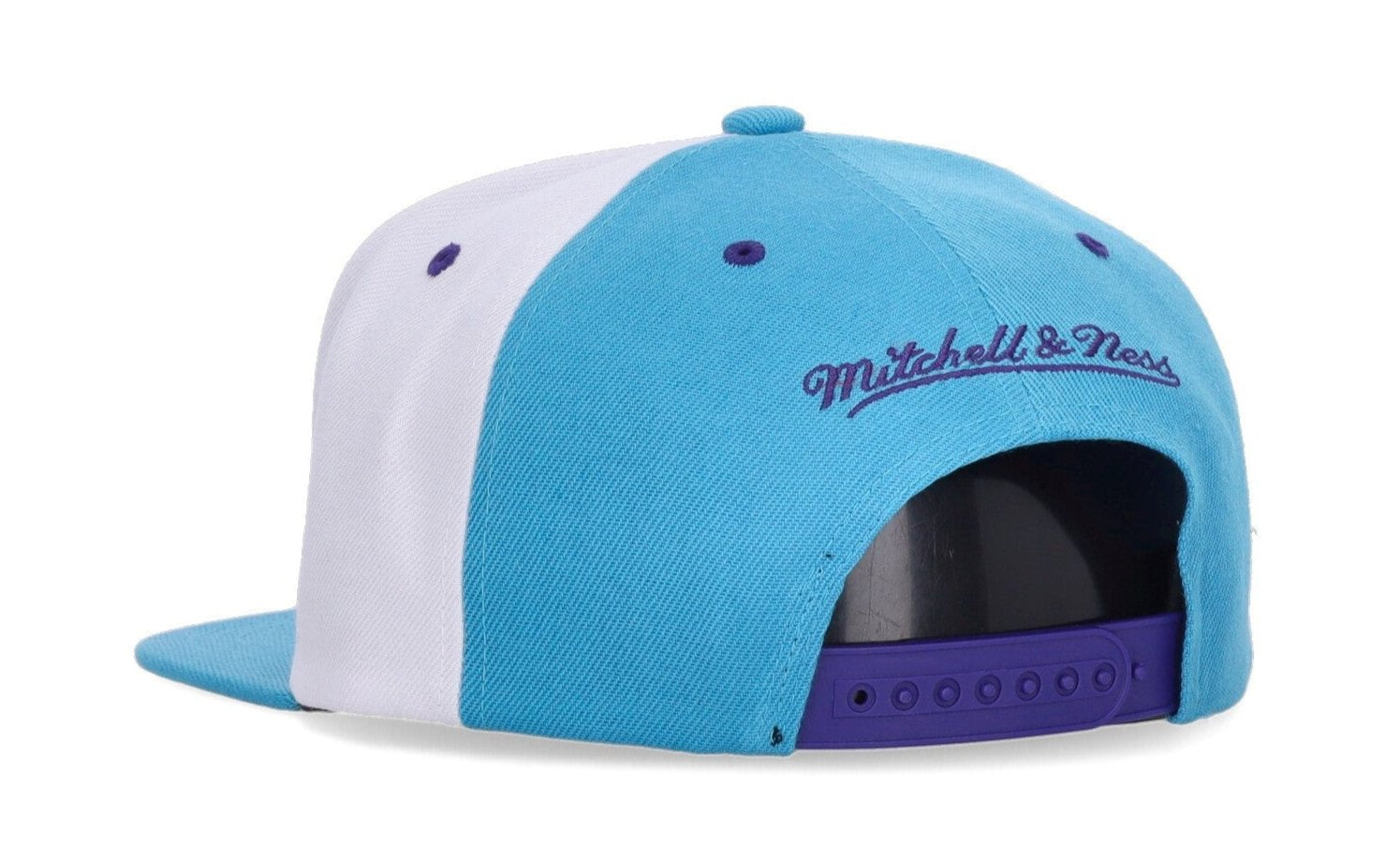 MENS MITCHELL & NESS NBA BILLBOARD 2 SNAPBACK HWC JAZZ - PURPLE-BLUE