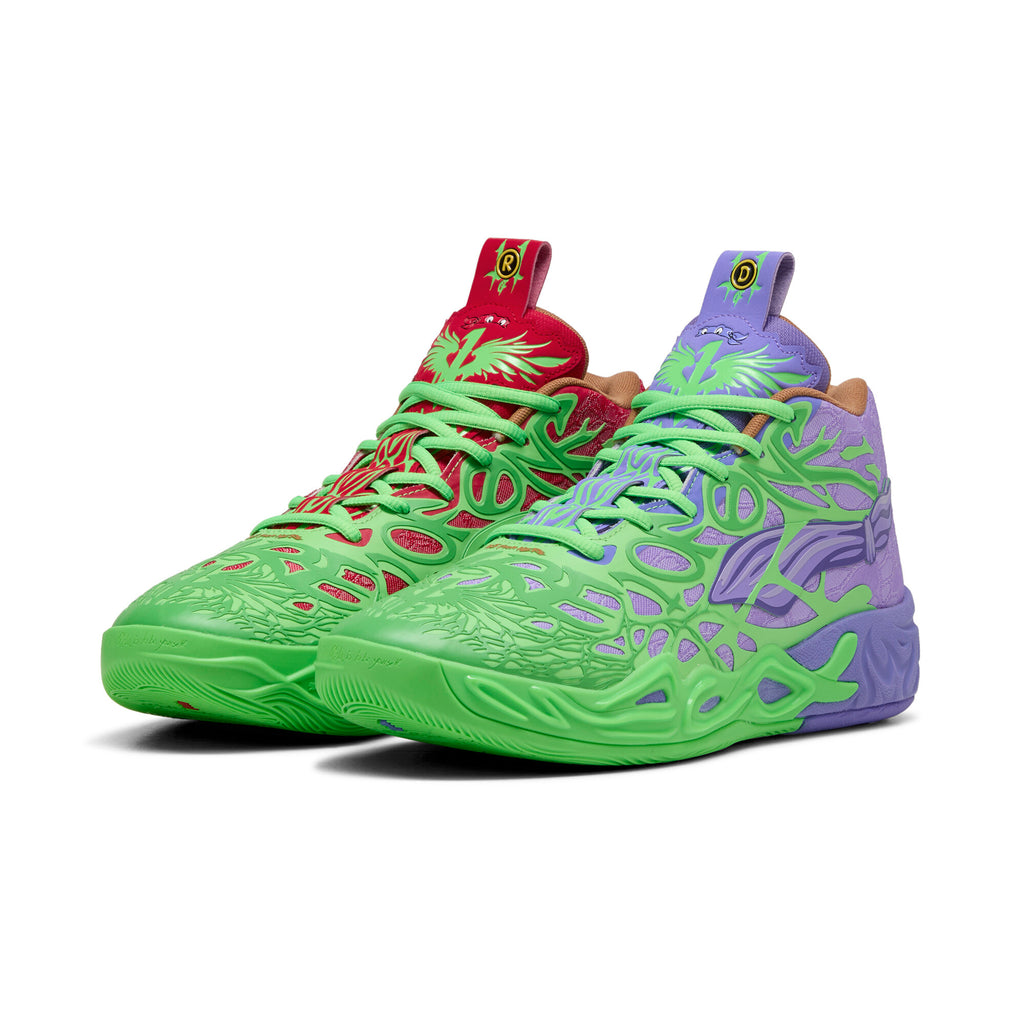 [312056-01] GRADE SCHOOL PUMA LAMELO MB.04 TMNT RAPHAEL AND DONATELLO