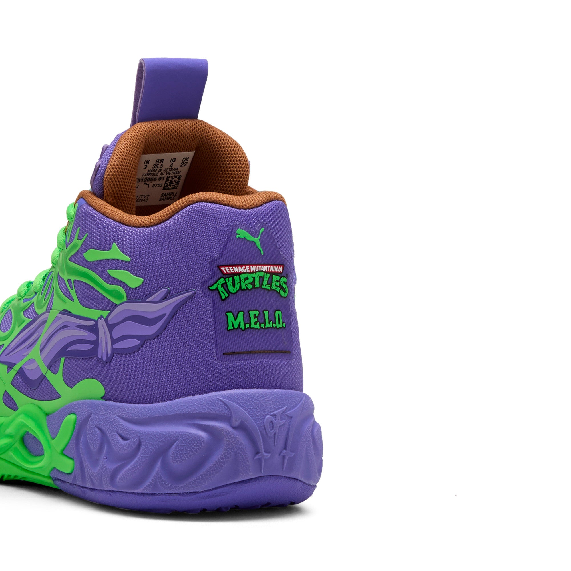 [312056-01] GRADE SCHOOL PUMA LAMELO MB.04 TMNT RAPHAEL AND DONATELLO