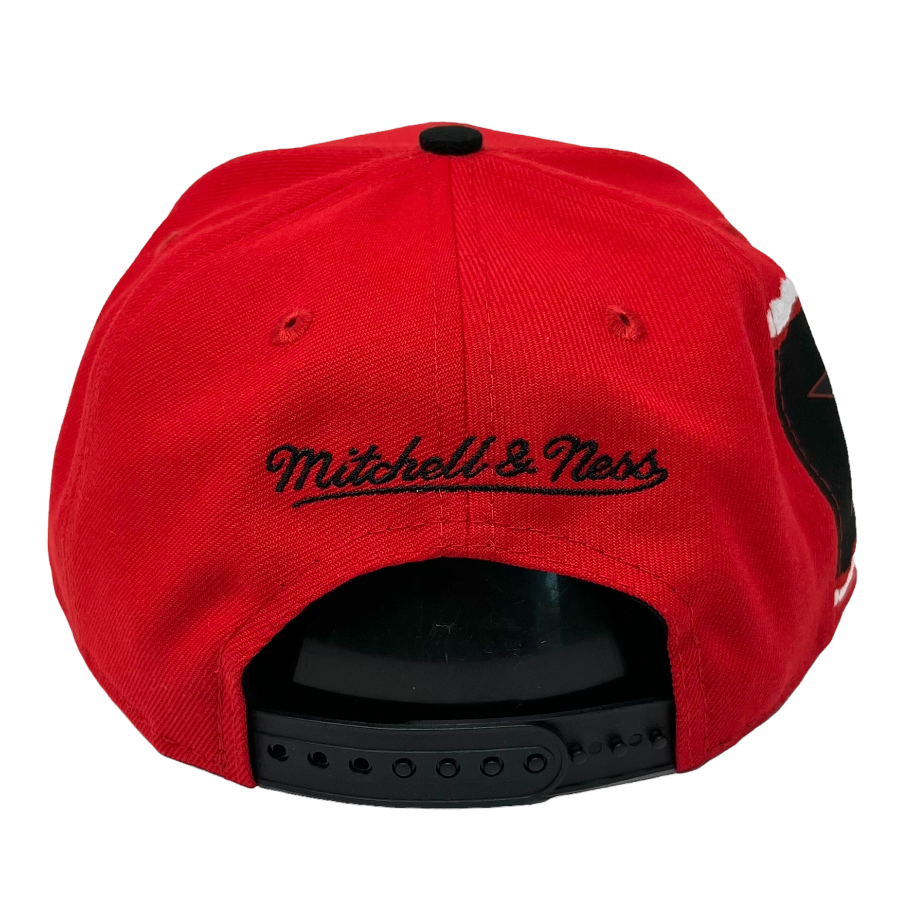 MENS MITCHELL & NESS NBA JUMBOTRON SNAPBACK HWC 76ERS - RED-BLACK