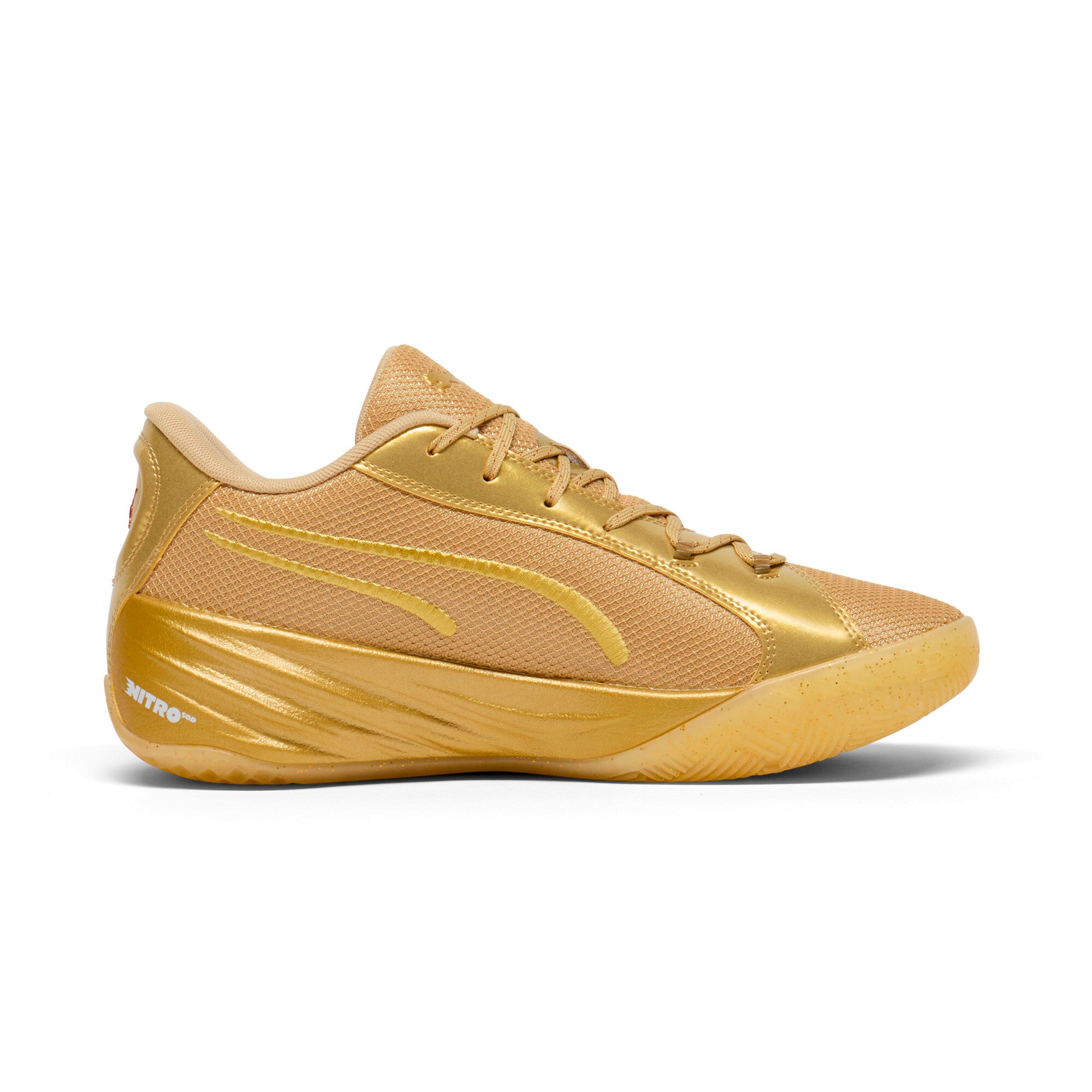 [313306-01] MENS PUMA ALL PRO NITRO 'TYRESE HALIBURTON GOLD RUSH'
