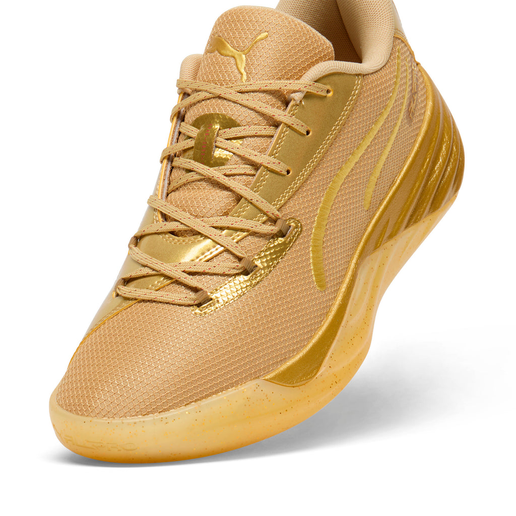 [313306-01] MENS PUMA ALL PRO NITRO 'TYRESE HALIBURTON GOLD RUSH'