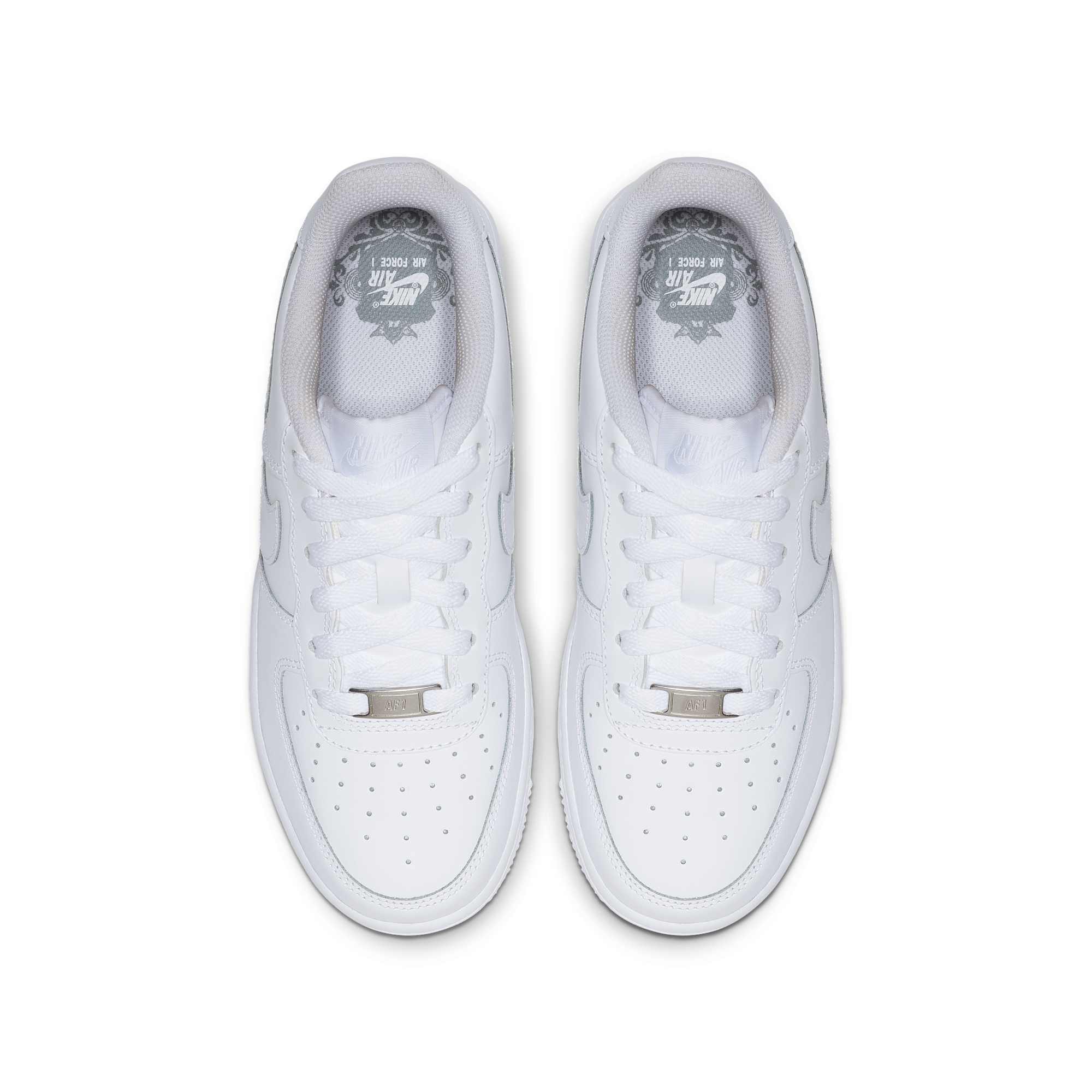[314192-117] Grade School Nike AIR FORCE 1 LOW 'TRIPLE WHITE (2017) (GS)'