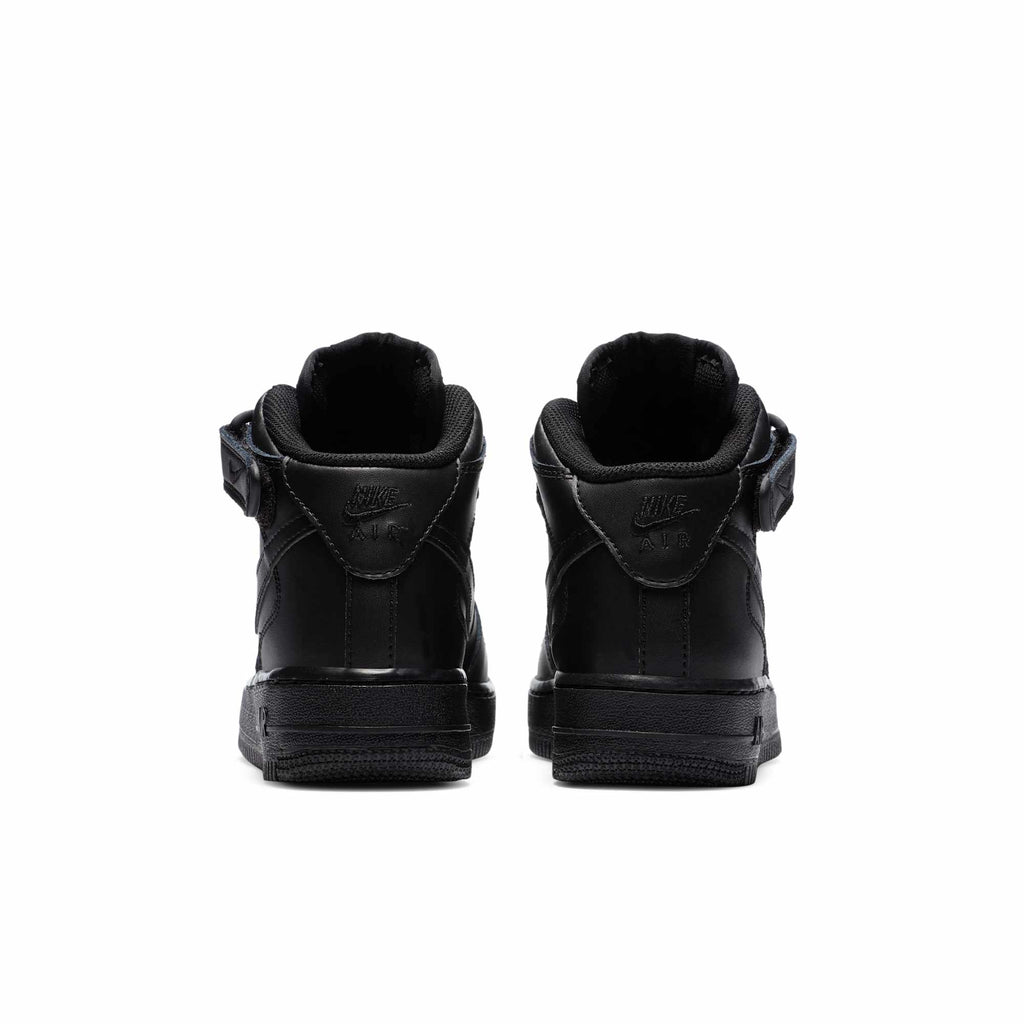 [314195-004] Grade School Nike AIR FORCE 1 MID 'BLACK (GS)'