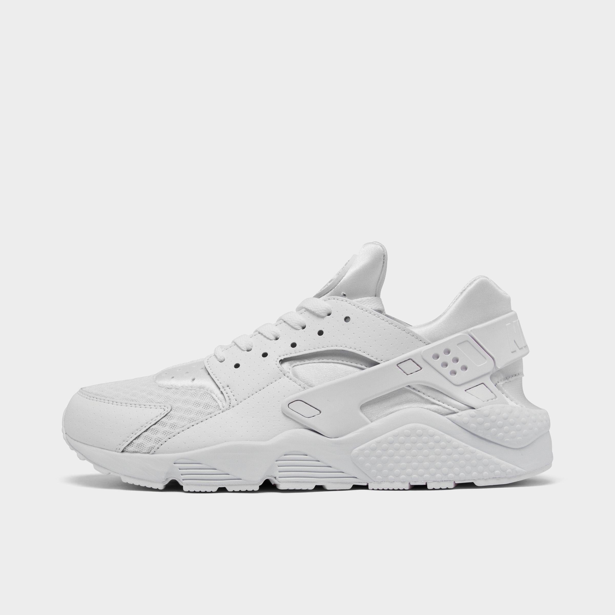 [318429-111] MENS NIKE AIR HUARACHE WHITE PLATINUM