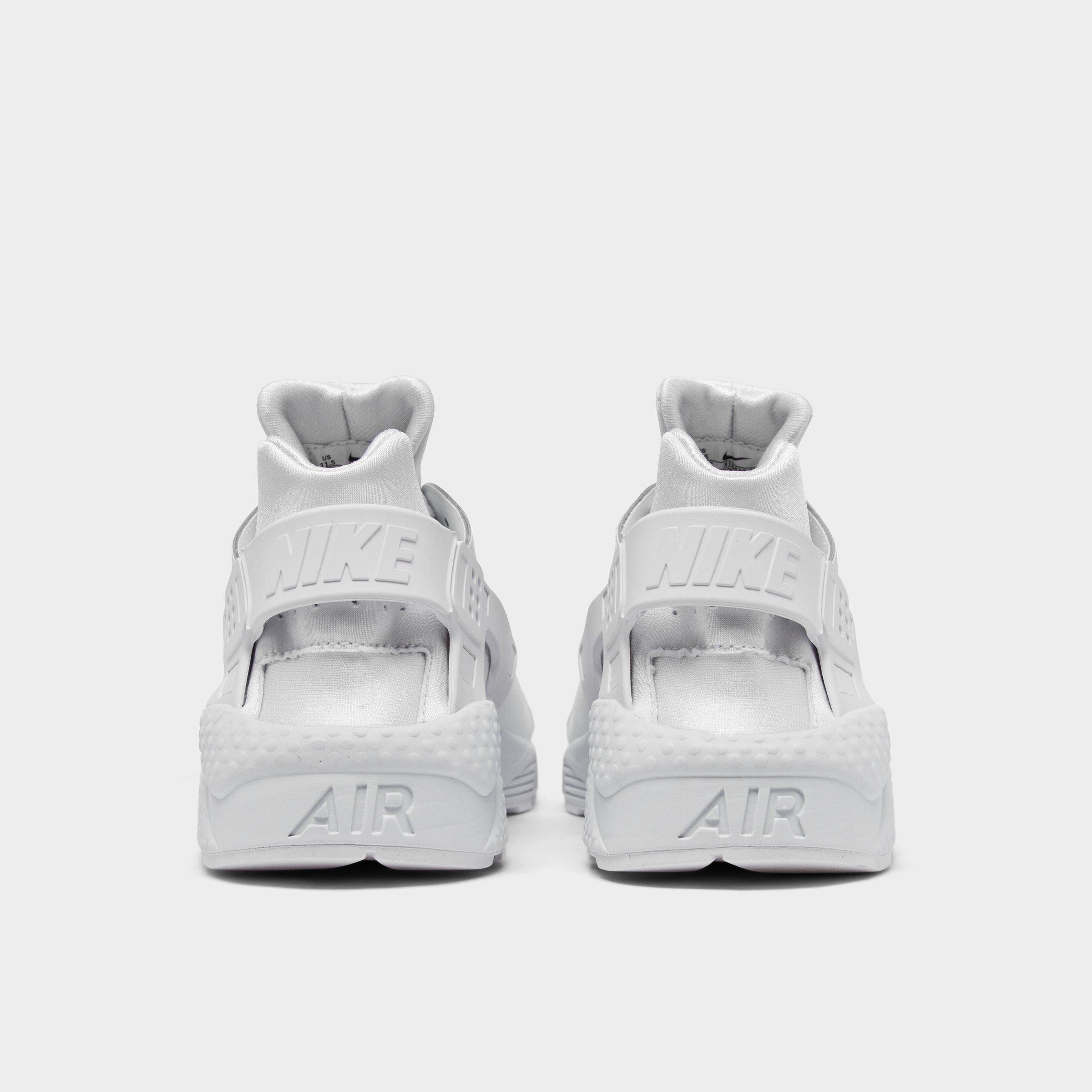 [318429-111] MENS NIKE AIR HUARACHE WHITE PLATINUM