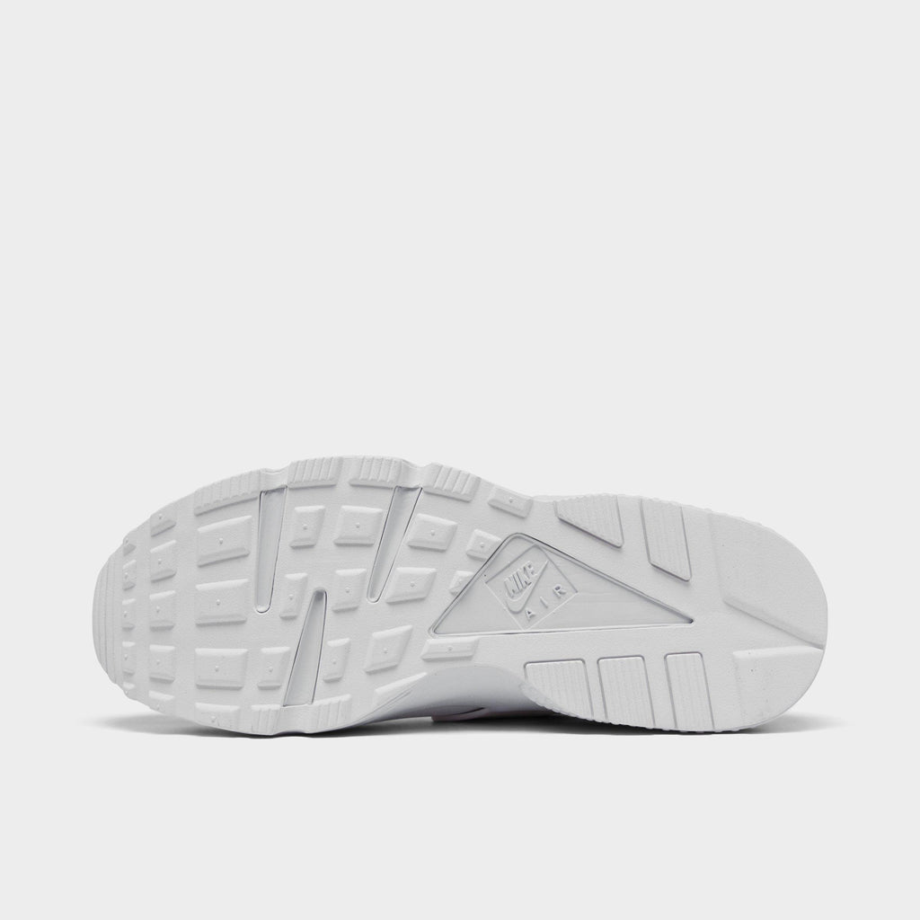 [318429-111] MENS NIKE AIR HUARACHE WHITE PLATINUM