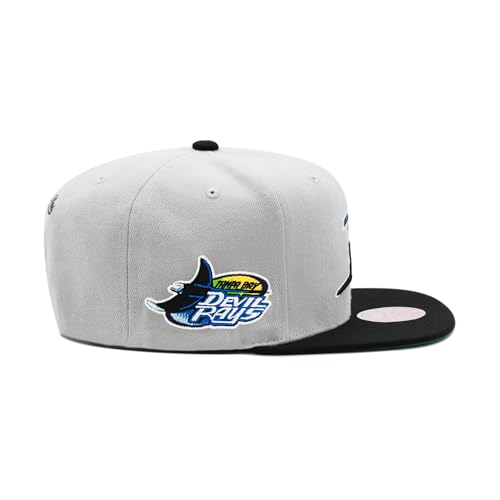 MENS MITCHELL & NESS MLB AWAY SNAPBACK COOP RAYS
