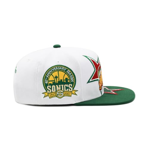MENS MITCHELL & NESS NBA ALL STARZ SNAPBACK HWC SUPERSONICS
