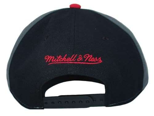 [HY11518-BRSGREY] MENS MITCHELL & NESS MLB TRIPLE PLAY LIBERTY SNAPBACK RED SOX